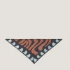 Callie Thorpe x Monsoon Wave Print Square Cotton Scarf