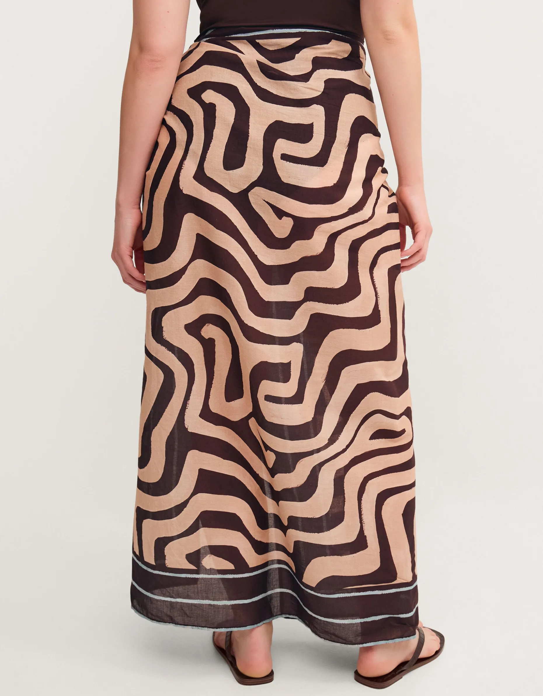 Callie Thorpe x Monsoon Wave Print Sarong