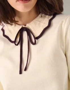 Carla Collar Jumper Ivory