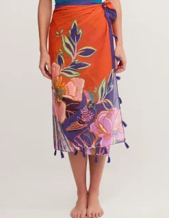 Carmen Floral Print Sarong