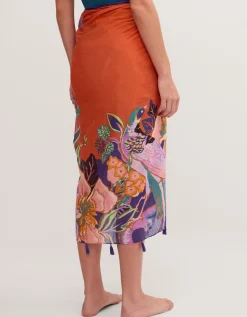 Carmen Floral Print Sarong