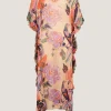 Carmen Frill Floral Maxi Kaftan
