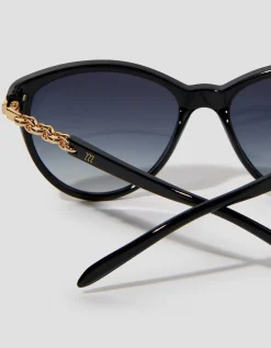 Chain Hinge Cat Eye Sunglasses