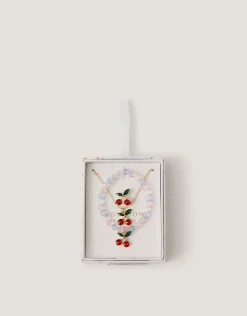 Cherry Jewellery Gift Box Set