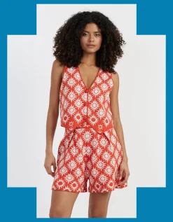 Chinti & Parker Sun Print Shorts