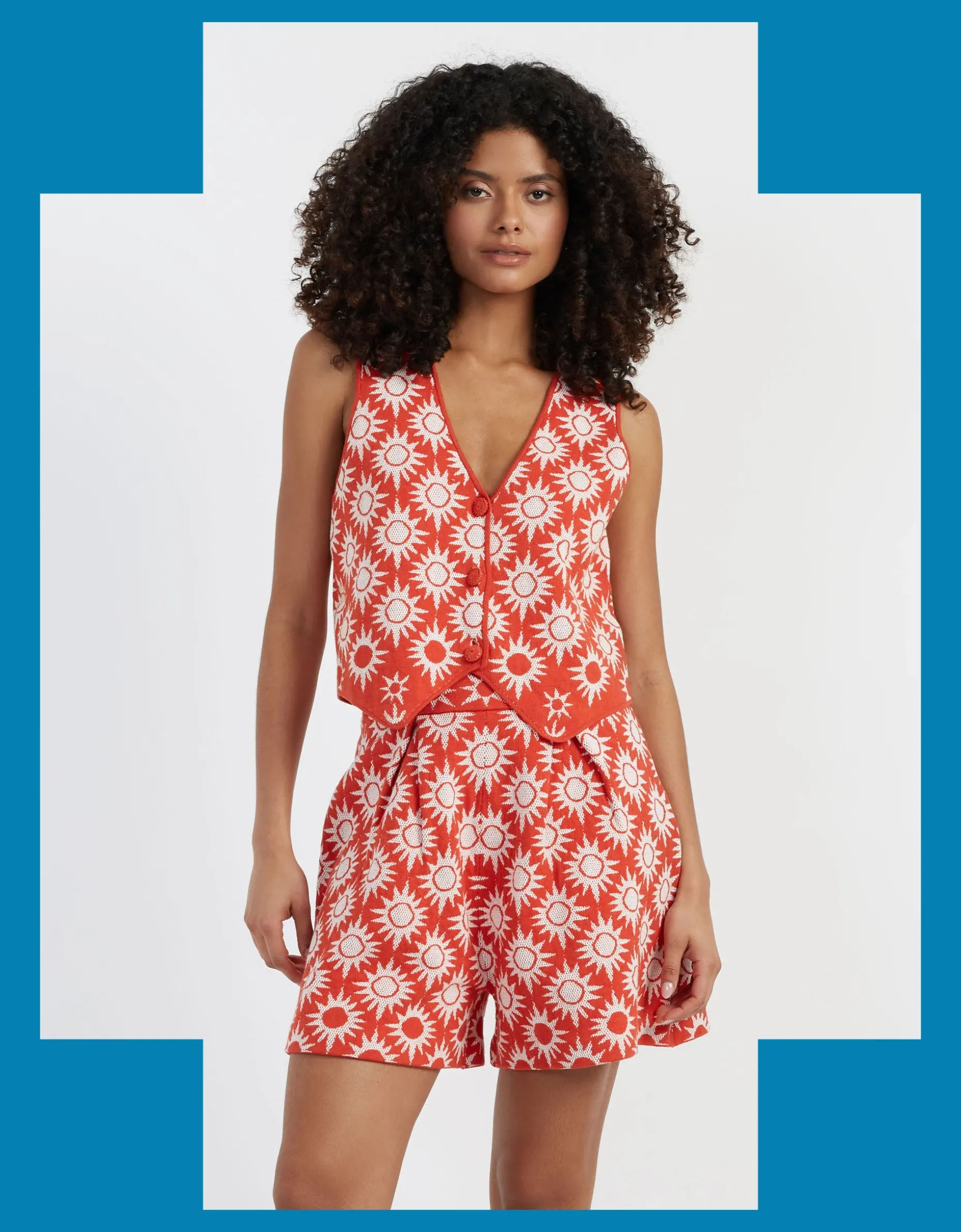 Chinti & Parker Sun Print Shorts