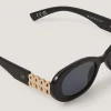 Chunky Oval Sunglasses