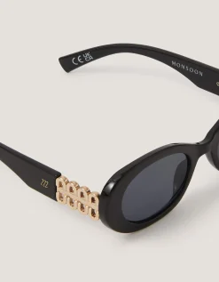 Chunky Oval Sunglasses