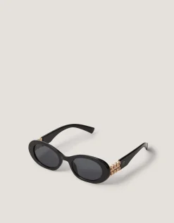 Chunky Oval Sunglasses