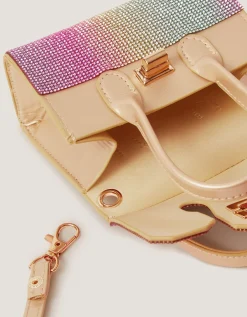 Clara Rainbow Diamanté Bag Multi