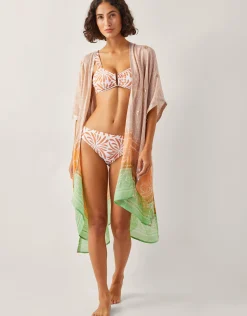 Clea Bandhani Beach Cover Up