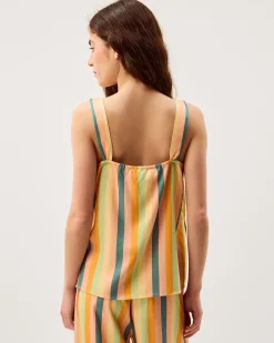 Clemence Elodie Stripe Cami Top Multi