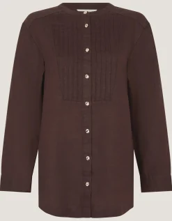 Clo Pintuck Linen Shirt