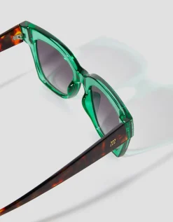 Contrast Chunky Square Sunglasses