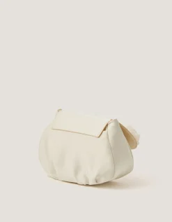 Corsage Satin Bag Ivory