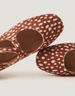 Dana Bambi Mary Jane Ballet Flats Natural