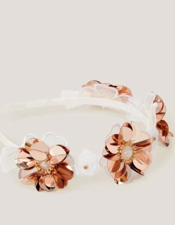 Darcie Sequin Flower Headband
