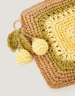 Darla Lemon Crochet Pouch