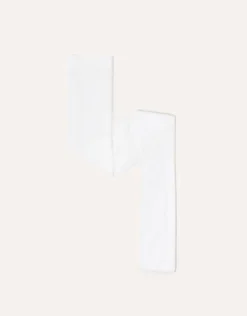 35 Denier Bridal Spot Tights White