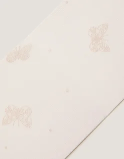 20 Denier Polka Dot Butterfly Tights White