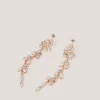 Diamanté Gemstone Drop Earrings