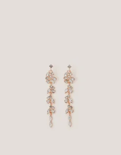 Diamanté Gemstone Drop Earrings