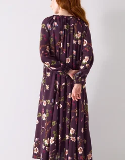 East Adelle Floral Print Maxi Dress Red