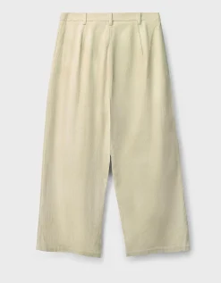 East Astrid Embroidered Corduroy Trousers Green