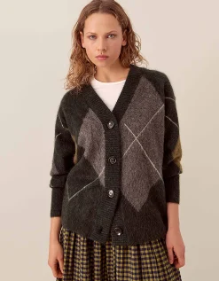 East Elowen Argyle Cardigan Multi