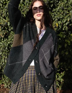 East Elowen Argyle Cardigan Multi