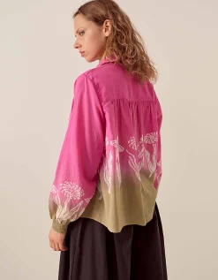East Izzy Dip Dye Blouse Multi