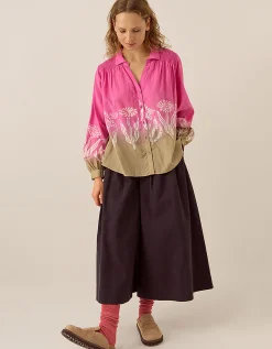 East Izzy Dip Dye Blouse Multi
