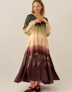 East Izzy Dip Dye Dress Multi