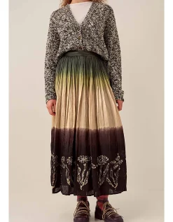 East Izzy Dip Dye Skirt Multi