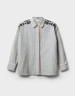 East Katya Tailored Striped Shirt Multi
