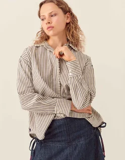 East Katya Tailored Striped Shirt Multi