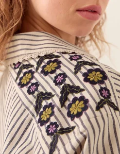 East Katya Tailored Striped Shirt Multi