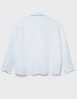 East Layla Floral Print Cotton Shirt White