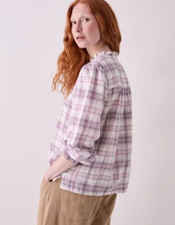 East Mina Check Cotton Shirt Multi