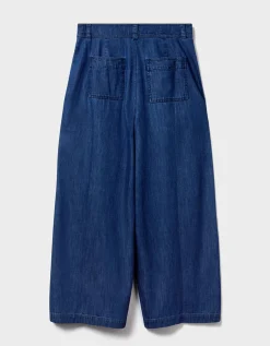 East Reyna Denim Trouser Blue