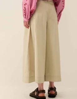 East Rosie Cotton Twill Trousers Green