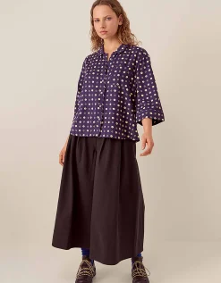 East Rosie Cotton Twill Trousers Grey