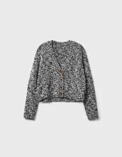 East Willow Boucle Knit Cardigan Brown