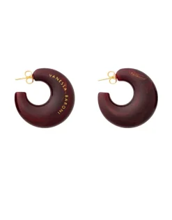 East Zora Brass Drop Stud Earrings