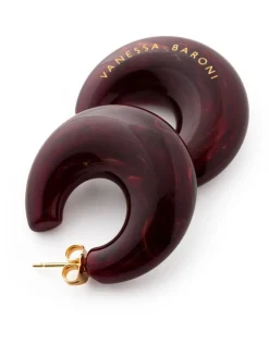 East Zora Brass Drop Stud Earrings