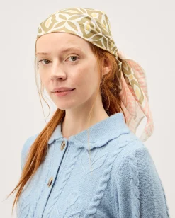 Elma Print Square Cotton Scarf