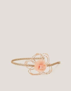 Embellished Flower Glitter Headband