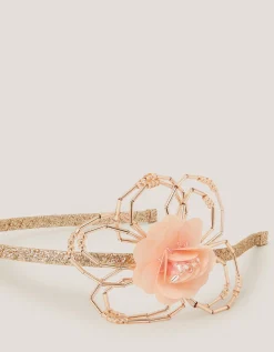 Embellished Flower Glitter Headband