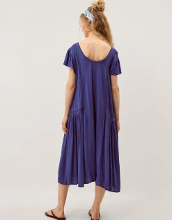 Eva Lace Culotte Jumpsuit Blue