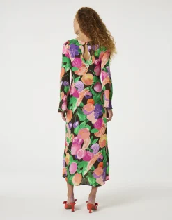 Fabienne Chapot Emile Fruit Print Midi Dress Multi